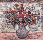 Maurice Brazil Prendergast Flowers in a Vase (Zinnias) oil painting reproduction